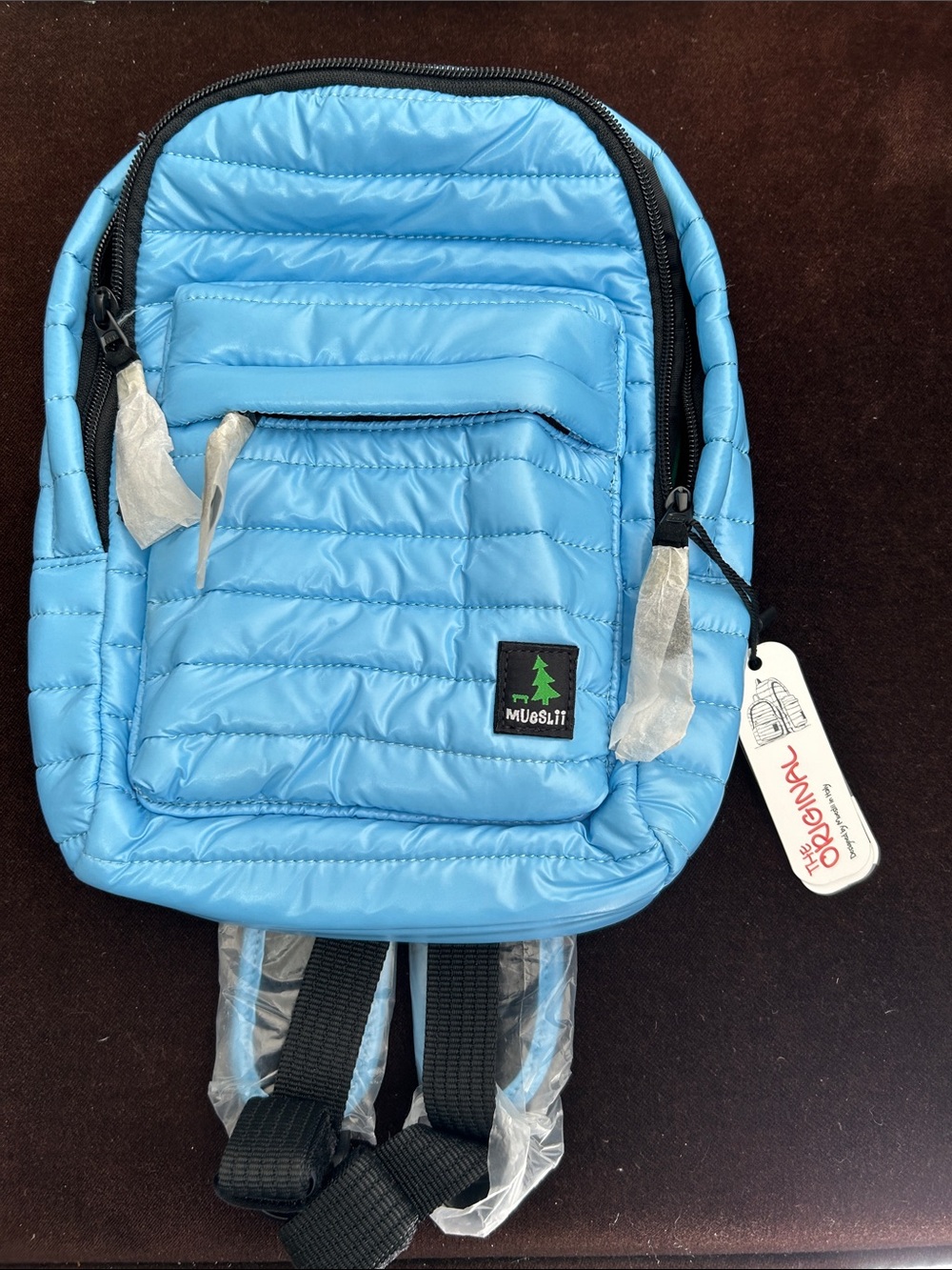 Italian Made Quilted Mini Backpack